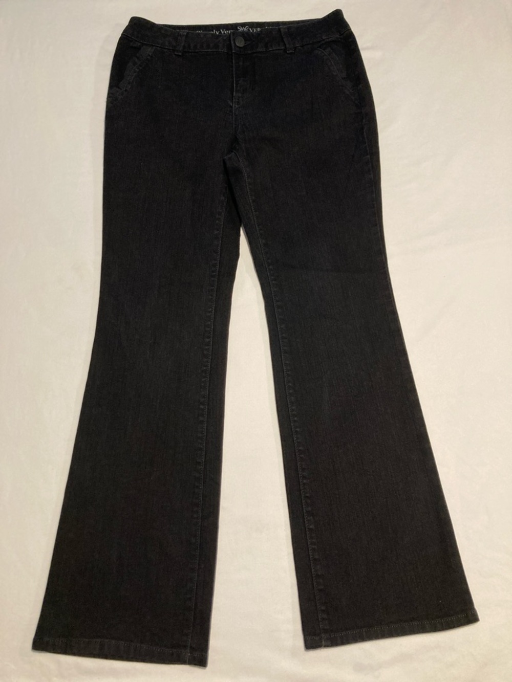 Simply Vera Vera Wang Black Bootcut  Jeans (R41)